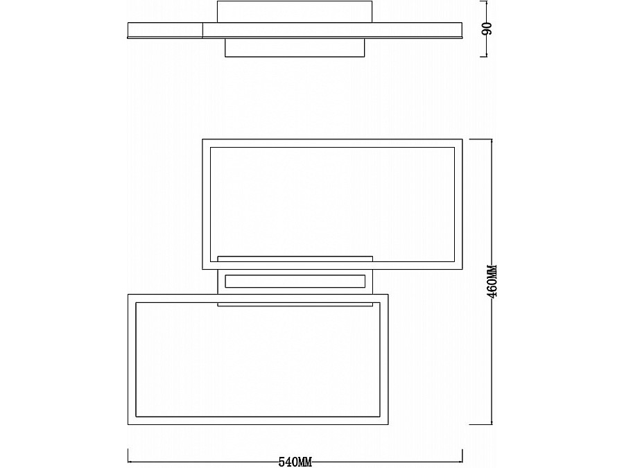 Накладной светильник Escada Scales 10209/2LED White