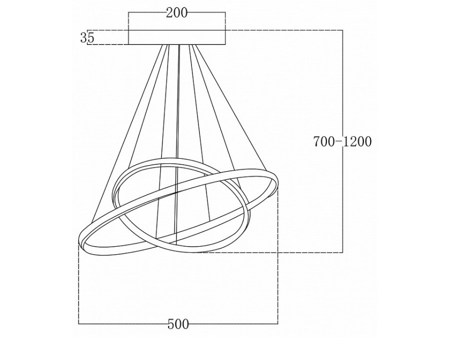 Подвесной светильник Escada Euler 10228/2LED