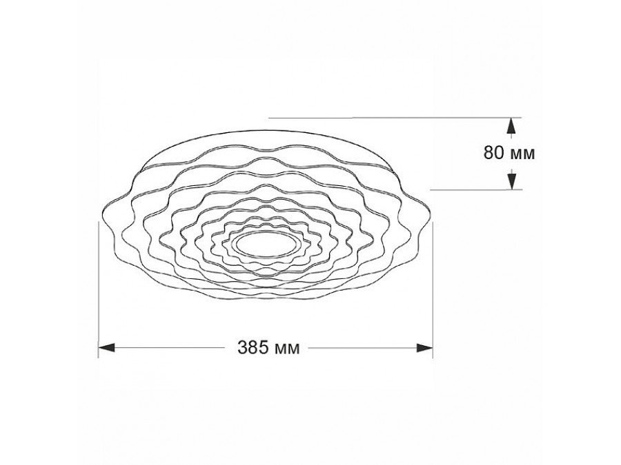 Накладной светильник Escada Polly 610/PL LED