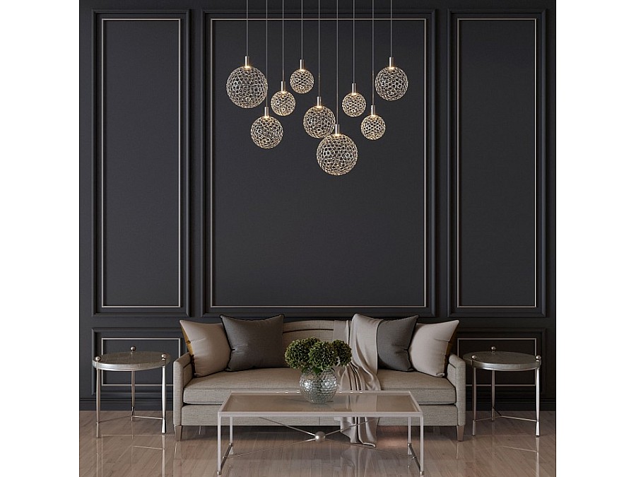 Подвесной светильник Eurosvet Gemini 90353/9 хром