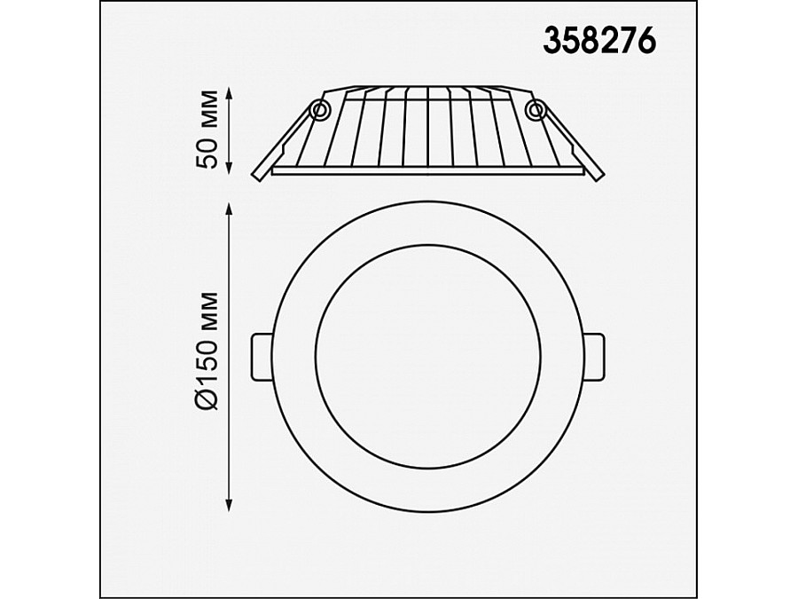 Встраиваемый светильник Novotech Gesso 358276