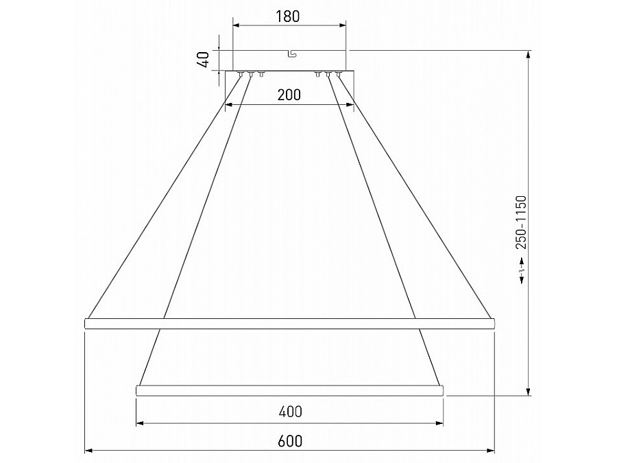 Подвесной светильник Eurosvet Collars 90264/2 черный