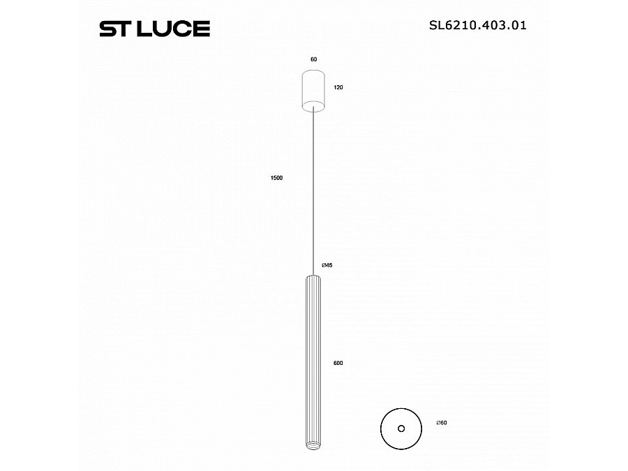 Подвесной светильник ST-Luce LILT SL6210.403.01