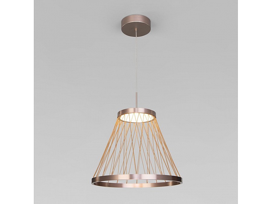Подвесной светильник Eurosvet Cesta 40016/1 LED коричневый