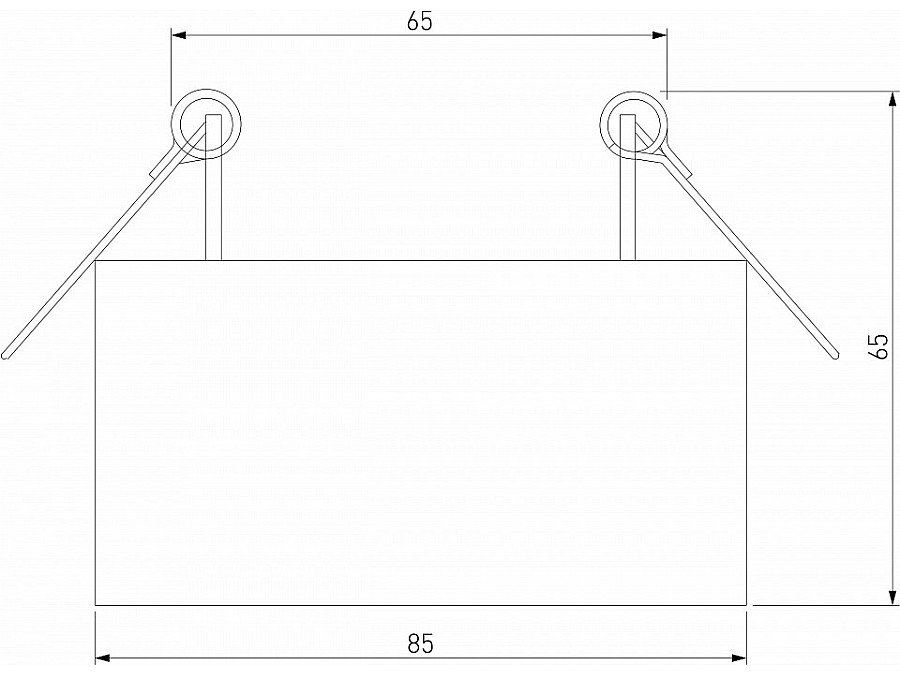 Встраиваемый светильник Elektrostandard Glam a065708