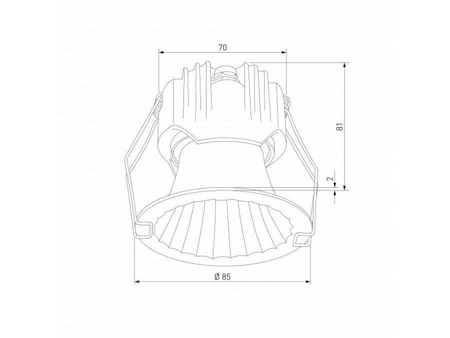 Встраиваемый светильник Elektrostandard Arco 15274/LED