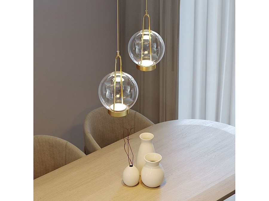 Подвесной светильник Eurosvet Frasco 50267/1 LED латунь