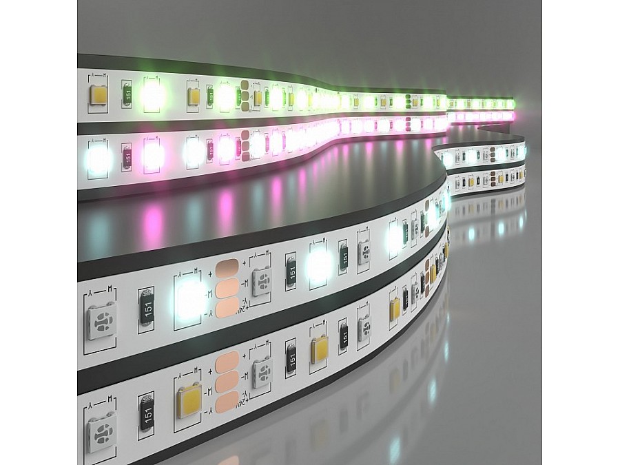 Лента светодиодная Elektrostandard 24V 60Led 14,4W IP20 RGBW a053731