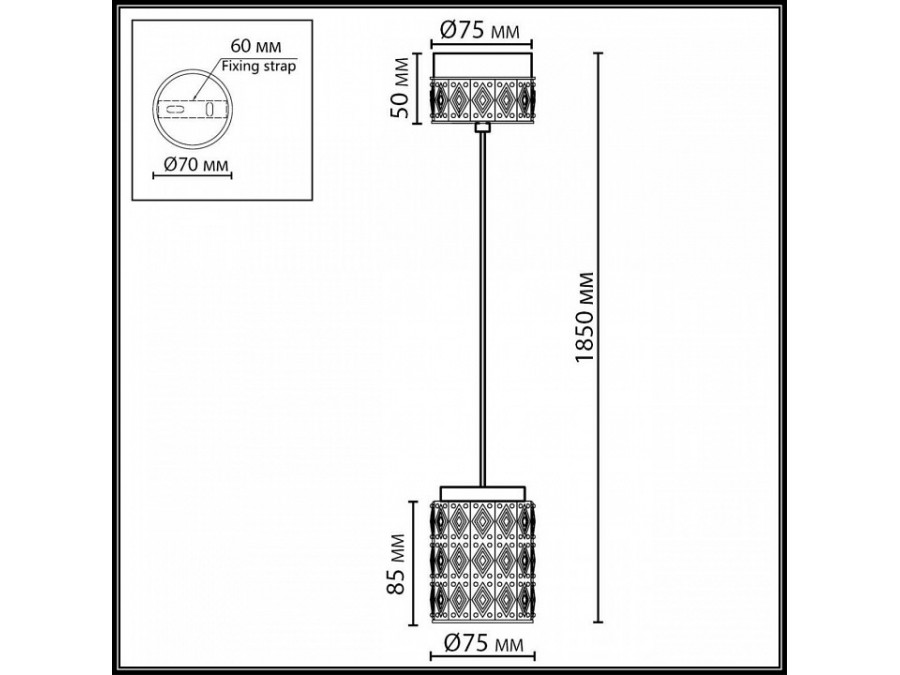 Подвесной светильник Odeon Light L-VISION 5453/5L