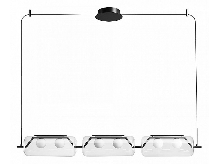 Подвесной светильник Arte Lamp Geneva A2341SP-6BK