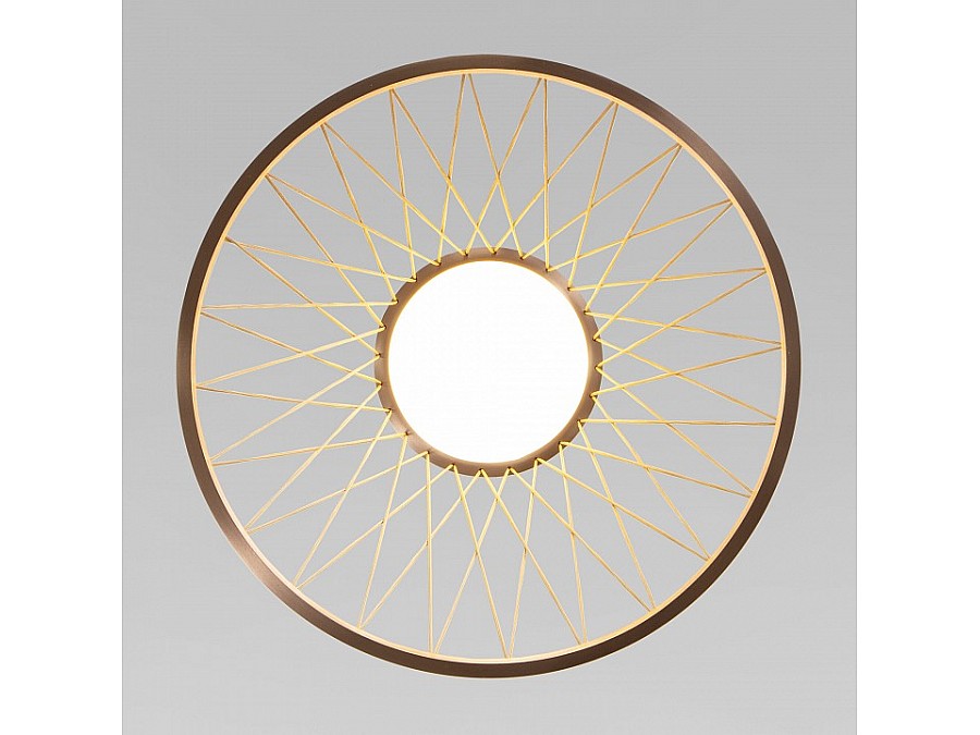 Подвесной светильник Eurosvet Cesta 40016/1 LED коричневый