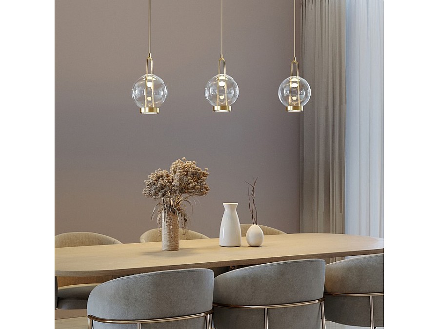 Подвесной светильник Eurosvet Frasco 50267/1 LED латунь