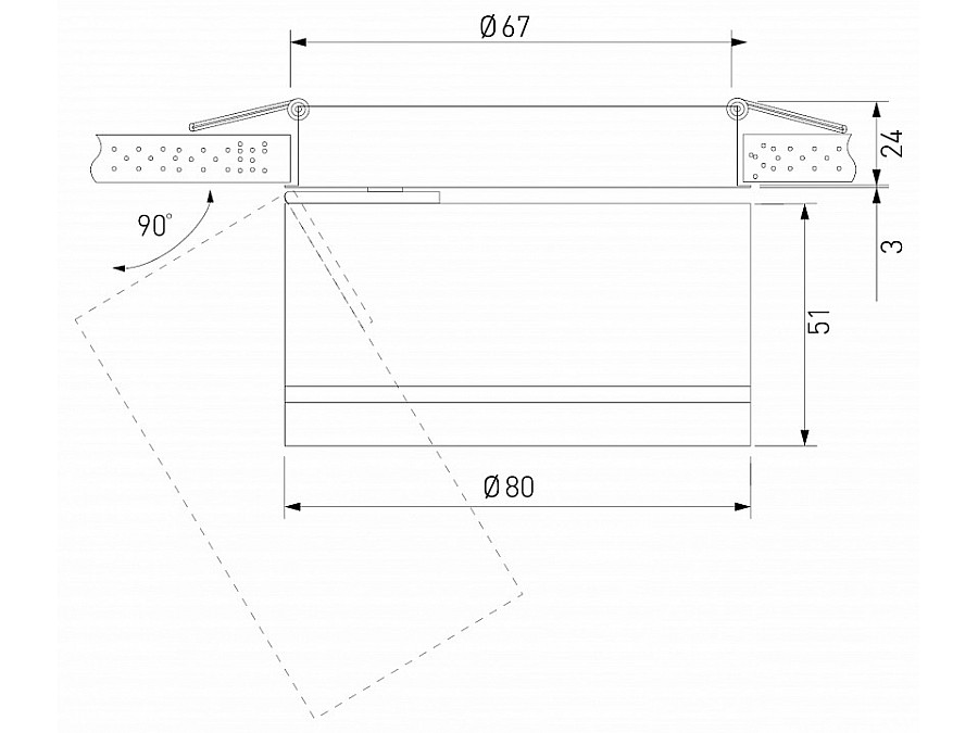 Встраиваемый светильник Elektrostandard Stark 25035/LED