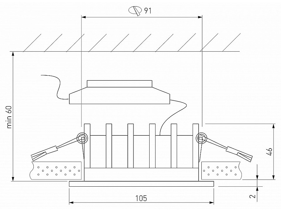 Встраиваемый светильник Elektrostandard Combi a069006