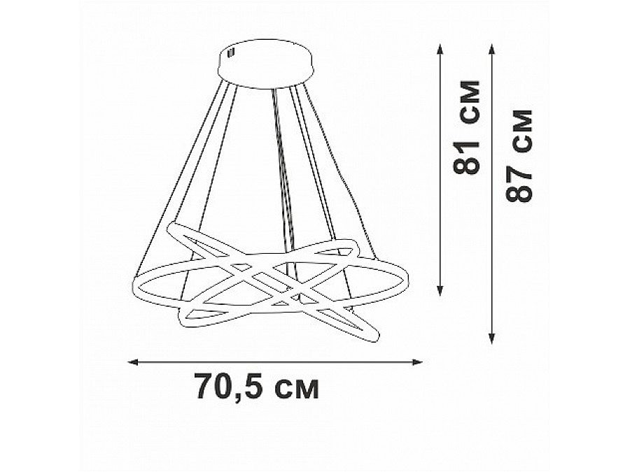 Подвесной светильник Vitaluce V2516DT V2516DT-8/3S