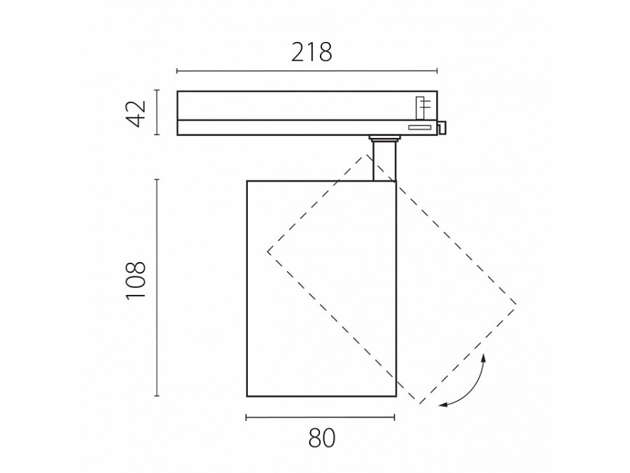 Светильник на штанге Lightstar Alta Base A5336TRIAC