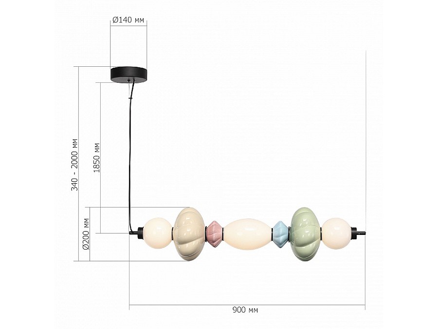 Подвесной светильник ST-Luce FLORENTINI SL6134.443.01