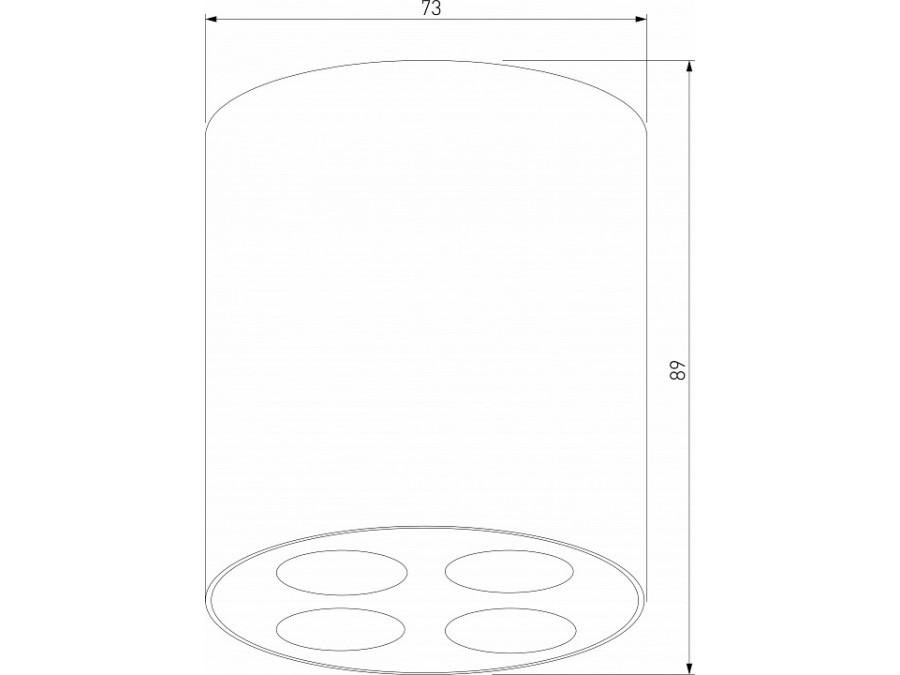 Накладной светильник Elektrostandard Points a067482