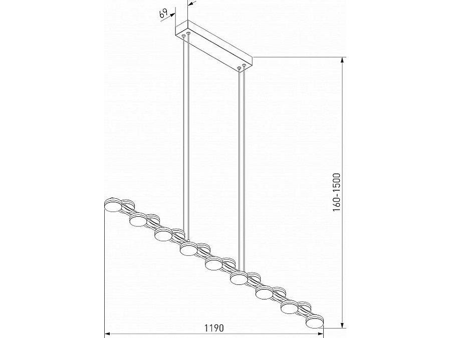 Подвесной светильник Eurosvet Tapioca a068076