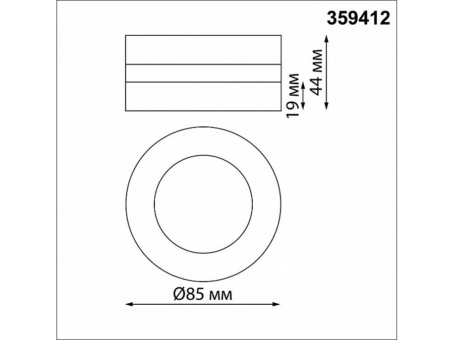 Встраиваемый светильник Novotech GRODA 359412