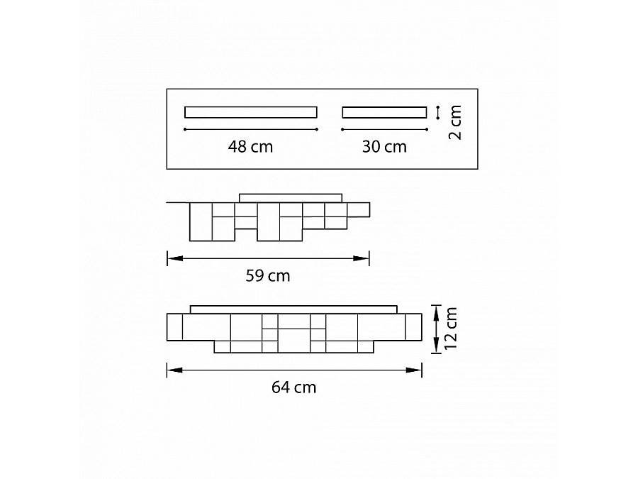 Накладной светильник Lightstar Favo LED 750162