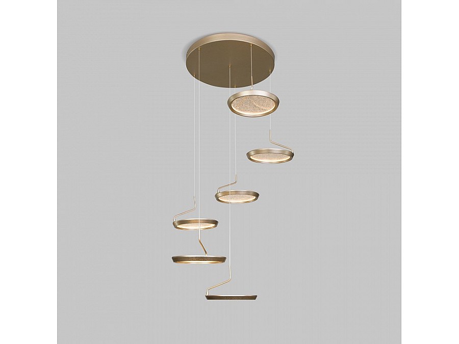 Подвесной светильник Eurosvet Crespella 90034/6 золото