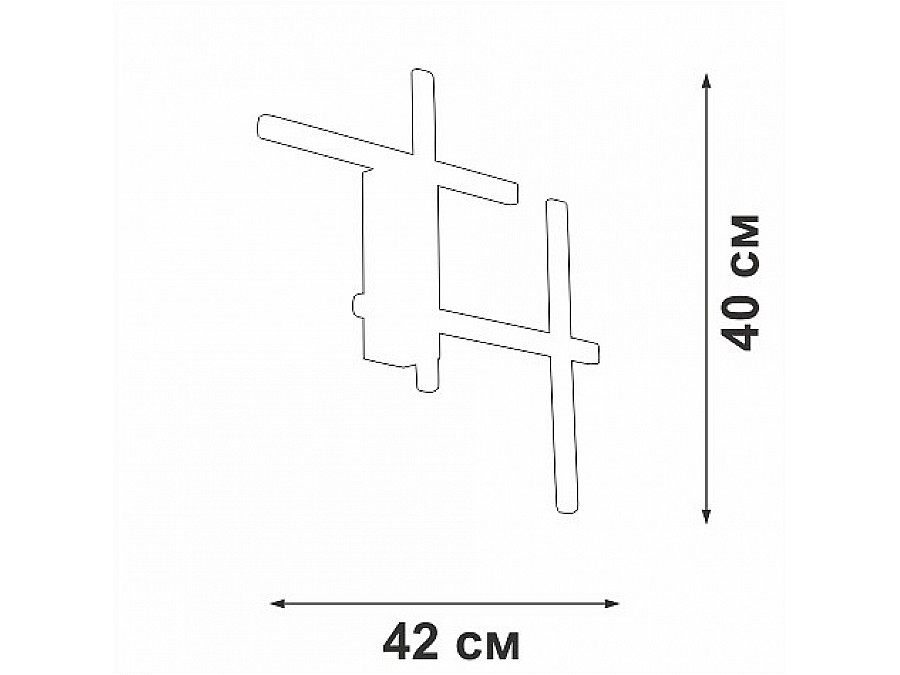Накладной светильник Vitaluce V3043 V3043-0/4A