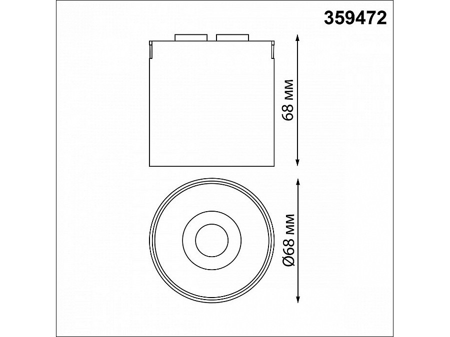 Накладной светильник Novotech EASY 359472