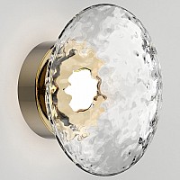 Накладной светильник Eurosvet Ripple 50389/1 LED латунь