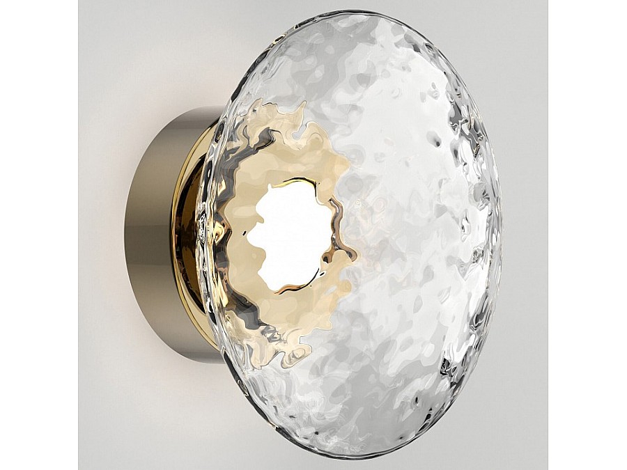 Накладной светильник Eurosvet Ripple 50389/1 LED латунь