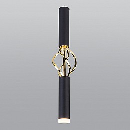 Подвесной светильник Eurosvet Lance 50191/1 LED черный/золото