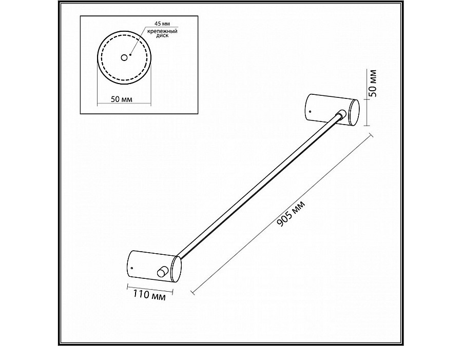 Накладной светильник Odeon Light Dalia 4395/8WL