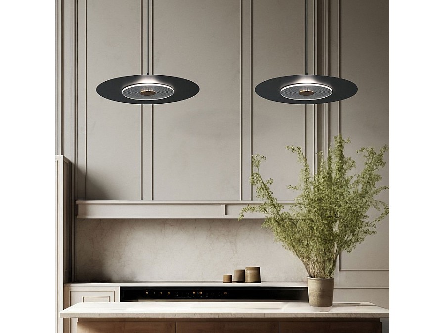 Подвесной светильник Eurosvet Kontur 40030/1 LED черный