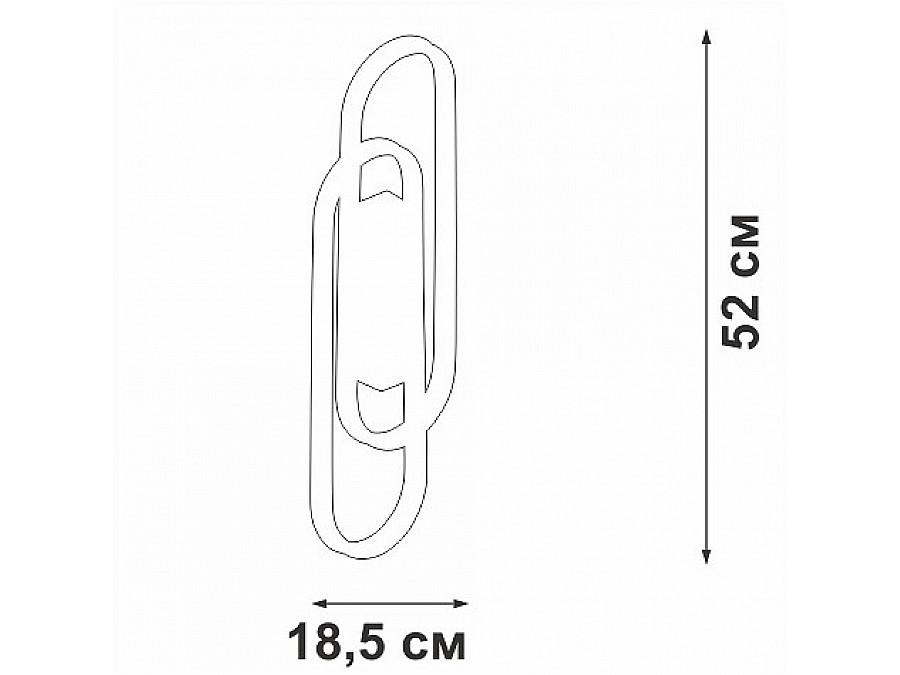 Накладной светильник Vitaluce V3042 V3042-1/2A