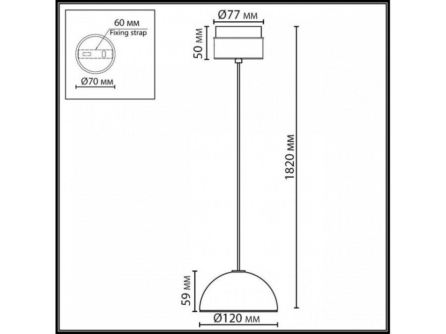 Подвесной светильник Odeon Light L-VISION 5453/6L