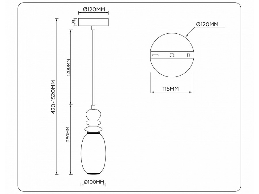 Подвесной светильник Ambrella Light LH LH53141