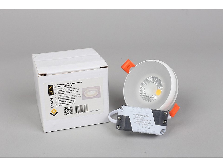 Встраиваемый светильник Omnilux Genova OML-102809-06