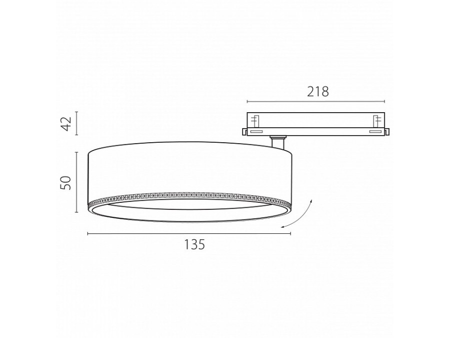 Светильник на штанге Lightstar Alta Pro A5736DALI