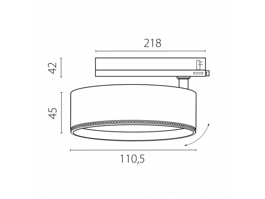 Светильник на штанге Lightstar Alta Pro A5647TRIAC