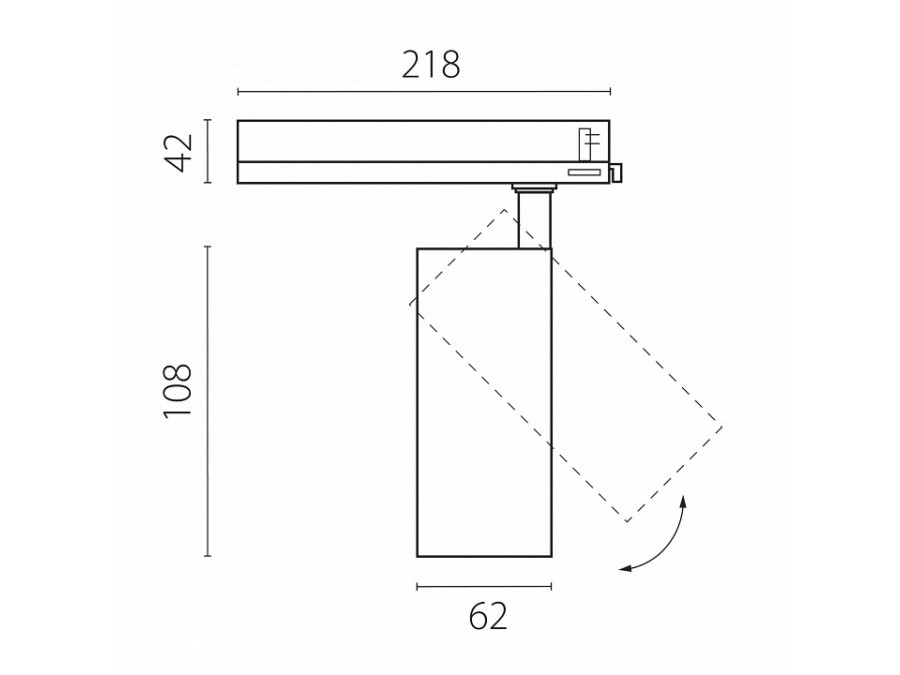 Светильник на штанге Lightstar Alta Base A5146TRIAC