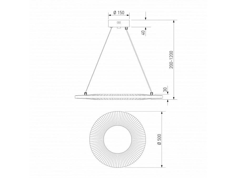 Подвесной светильник Eurosvet Kreis 101001 LED