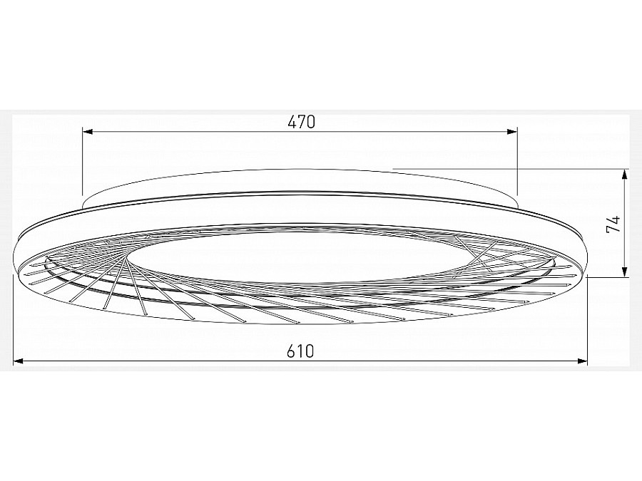 Накладной светильник Eurosvet Parafe 40023/1 LED серый