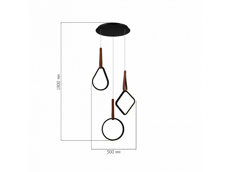 Подвесной светильник ST-Luce Shape SL6131.403.36