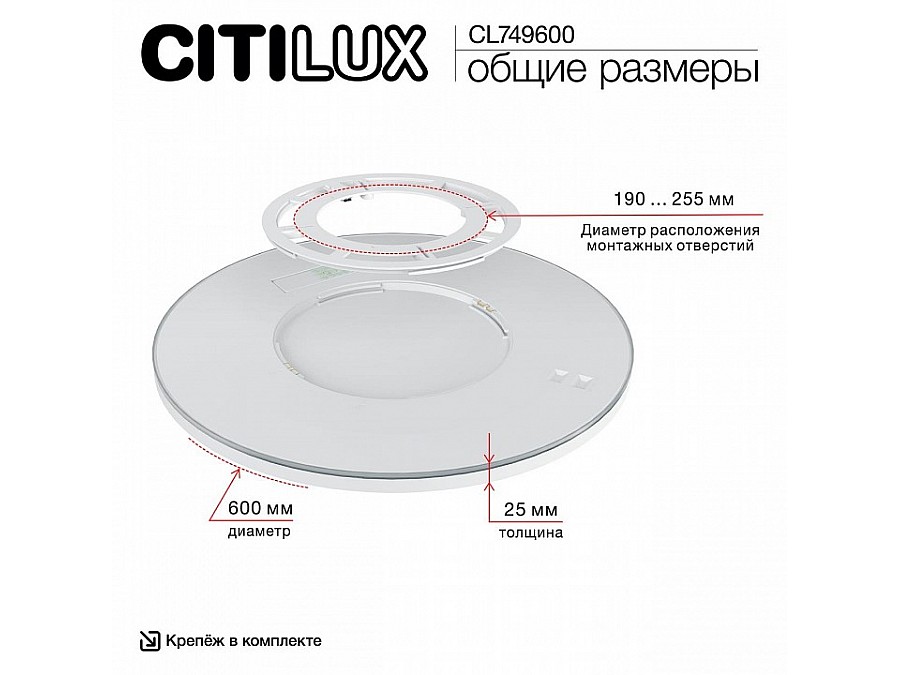Накладной светильник Citilux NORMA CL749600