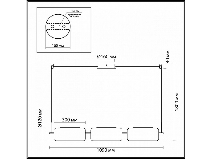 Подвесной светильник Odeon Light Kavia 5003/30L