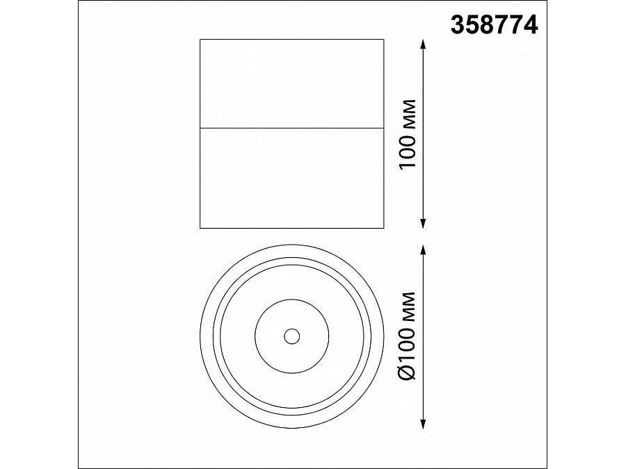 Накладной светильник Novotech Groda 358774