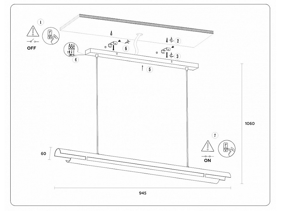 Подвесной светильник Ambrella Light TN TN71337