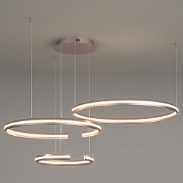 Подвесной светильник Eurosvet Gap 90180/3 сатин-никель 160W