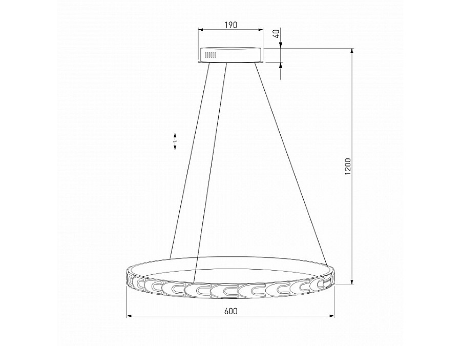 Подвесной светильник Eurosvet Chain 90163/1 сатин-никель 35W