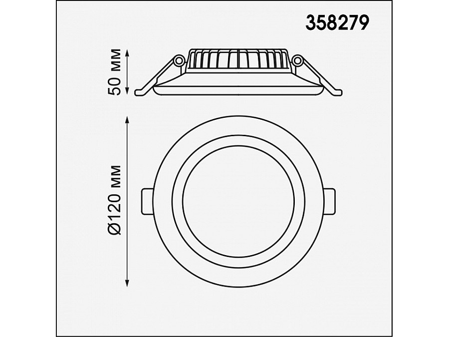 Встраиваемый светильник Novotech Joia 358279